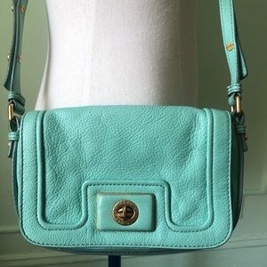 Marc Jacobs mint green crossed bag